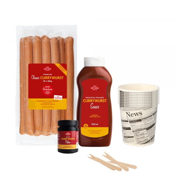 Currywurst-Partypaket für 10 Currywürste