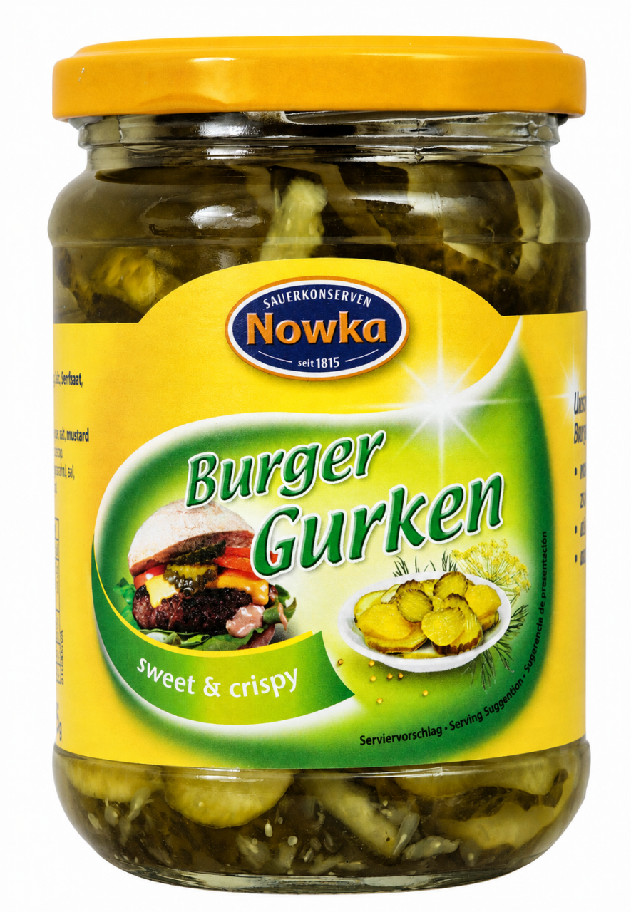 Nowka Burger Gurken, 370 ml