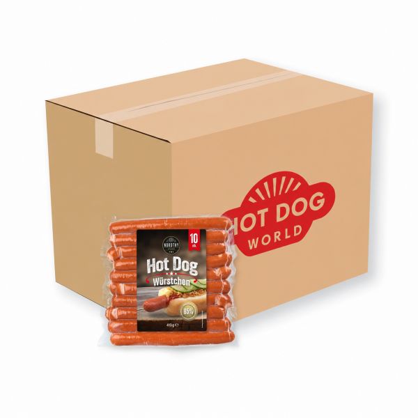 Nordthy Hot Dog Würstchen 160 x 41 g, ungekühlt haltbar