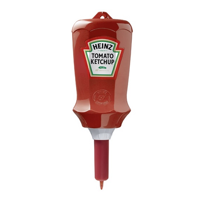 Dispense-O-Mat Ketchup 2,5 L HEINZ Hängespender beige Euterspender 